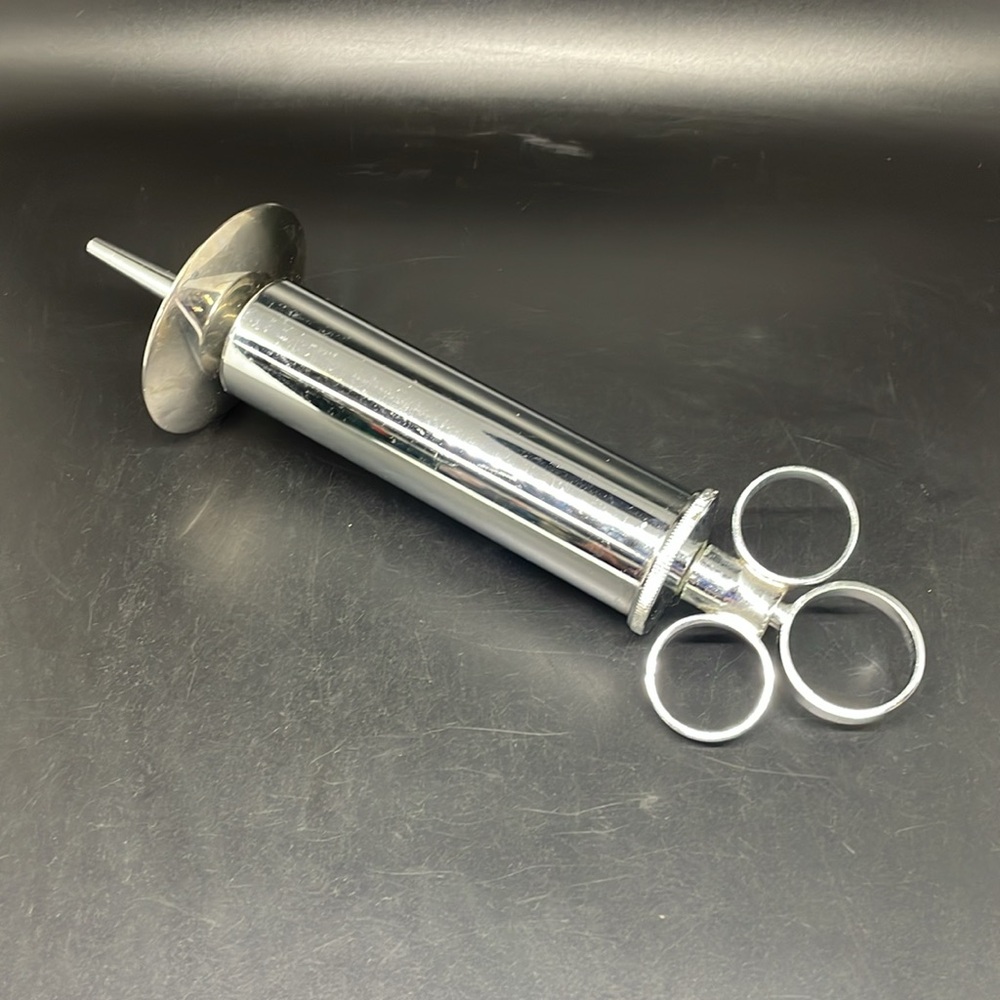 Vintage steel ear irrigation medical decor